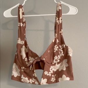 For Love & Lemons wired crop top